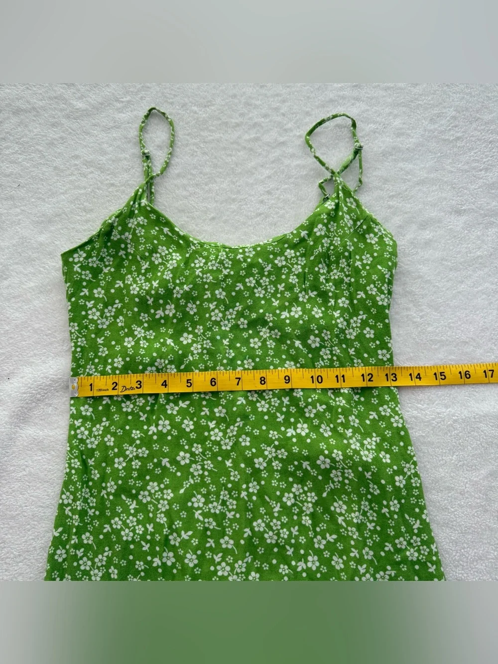 Reformation Crimini Midi Slip Dress Size 0 in Elle Light Green Sundress Casual